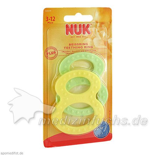 Nuk Beissring (Blisterkarte), 2 ST