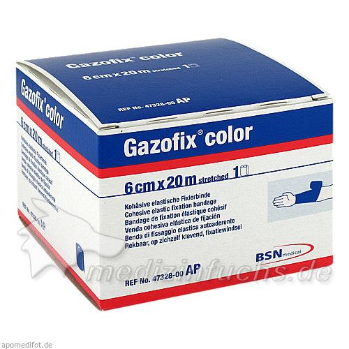 GAZOFIX COLOR BLAU 20MX6CM, 1 ST