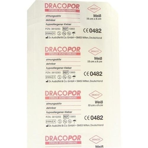 Dracopor Wundverband steril 15cmx8cm, 1 ST