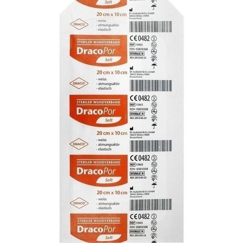 Dracopor Wundverband steril 20cmx10cm, 1 ST