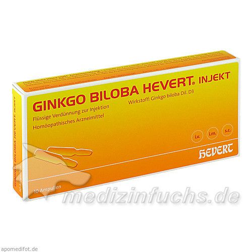 Ginkgo biloba Hevert injekt, 10 ST