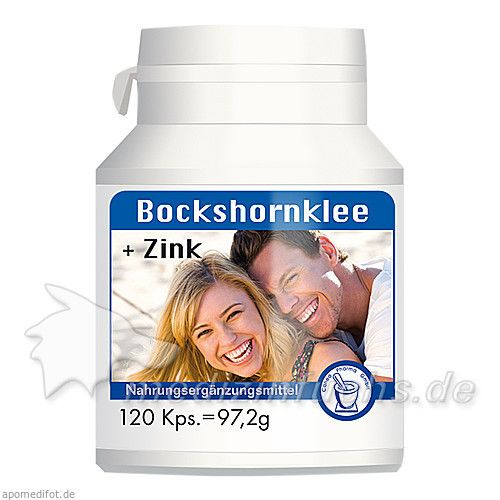 Bockshornklee + Zink Kapseln, 120 ST