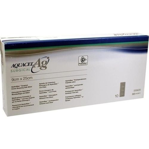 AQUACEL Ag Surgical 9x25cm, 10 ST