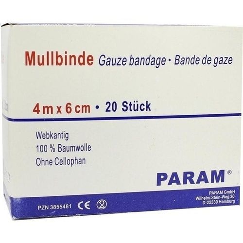 MULLBINDE 6CM O CELL, 20 ST