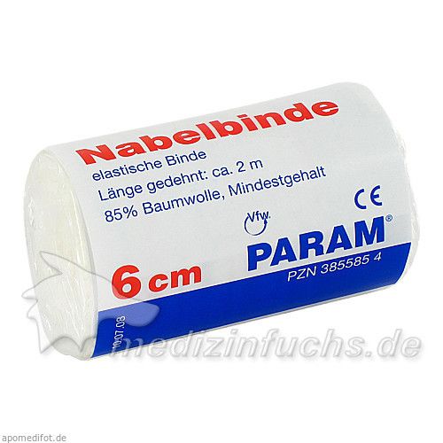 NABELBINDE M BAND 6CM M CELLO, 1 ST