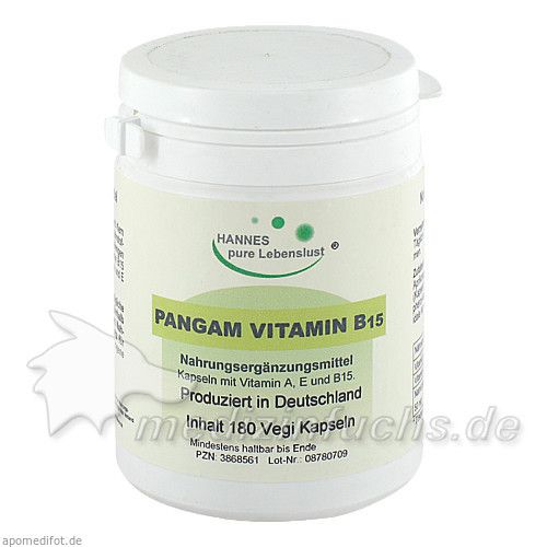 Pangam Vitamin B15 Vegi Kapseln, 180 ST