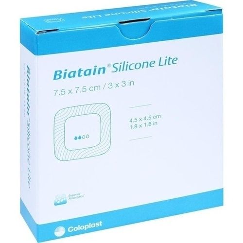 Biatain Silicone Lite Schaumverband 7.5x7.5cm, 10 ST