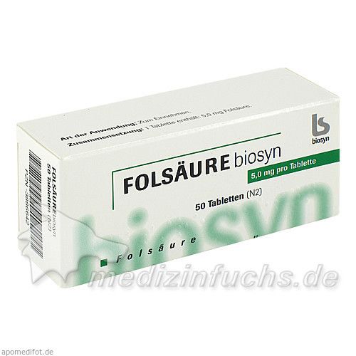 FOLSAEURE 5MG, 50 ST