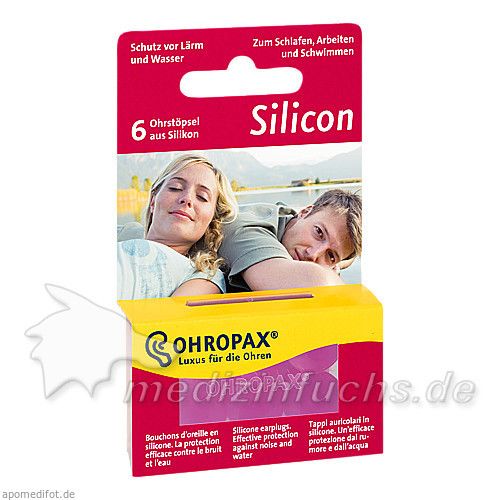 OHROPAX Silicon Ohrstöpsel, 6 ST