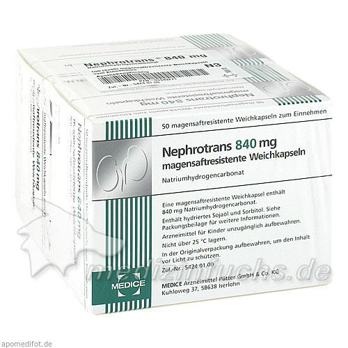 Nephrotrans 840mg WEICHKAPSELN, 100 ST