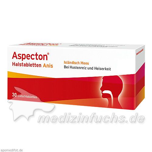 Aspecton Halstabletten, 30 ST