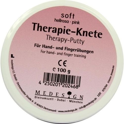 Therapie Knete Soft Hellrosa, 100 G