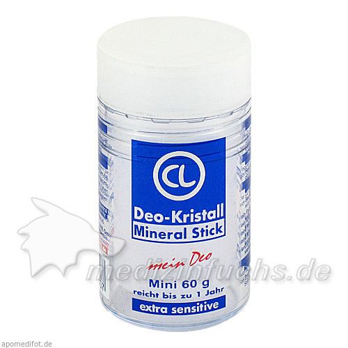 Deo Kristall-Mineral Stick Reise Grösse, 60 G