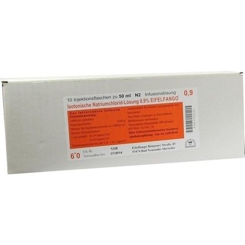 Isotonische Natriumchlorid-Lösung 0.9% EIFELFANGO, 10X50 ML