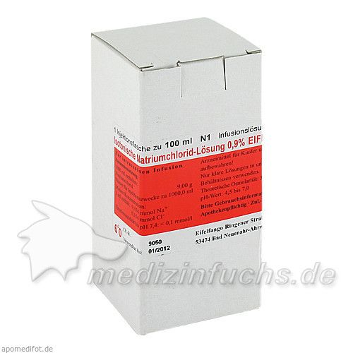 Isotonische Natriumchlorid-Lösung 0.9% EIFELFANGO, 100 ML