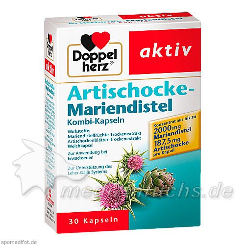 Doppelherz Artischocke+Mariendistel, 30 ST