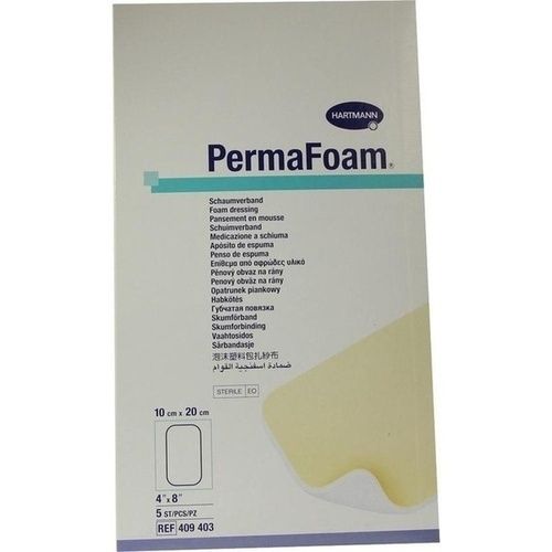 Perma Foam Schaumverband 10x20cm, 5 ST