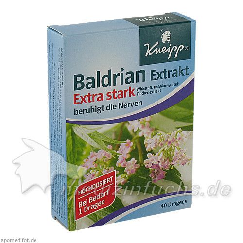 KNEIPP Baldrian Extrakt extra stark, 40 ST