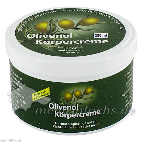 Olivenöl Körpercreme, 250 ML