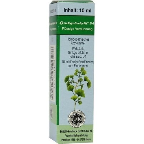 GINKGOBAKEHL D 4, 10 ML