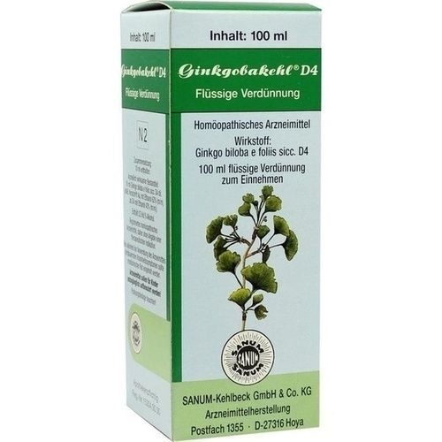 GINKGOBAKEHL D 4, 100 ML