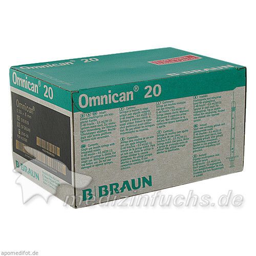 Omnican 20 0.5ml 0.30x8mm 20 I.U., 100 ST