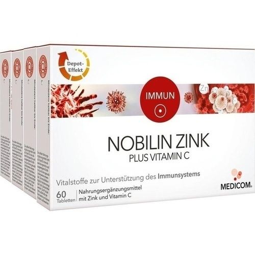 Nobilin Zink Plus Vitamin C, 4X60 ST