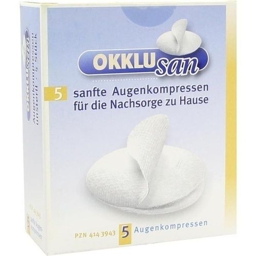 OKKLUsan Augenkompresse unsteril, 5 ST