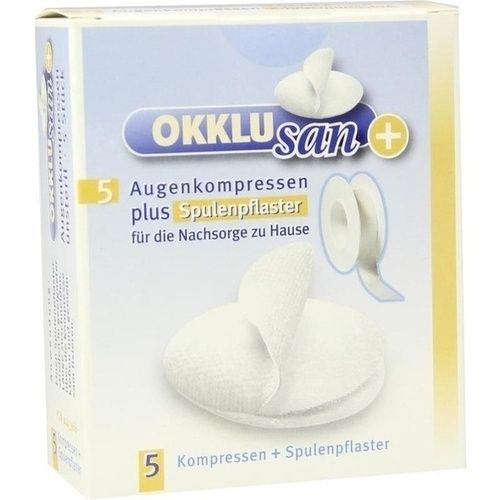 OKKLUsan plus Spulenpflaster unsteril, 5 ST