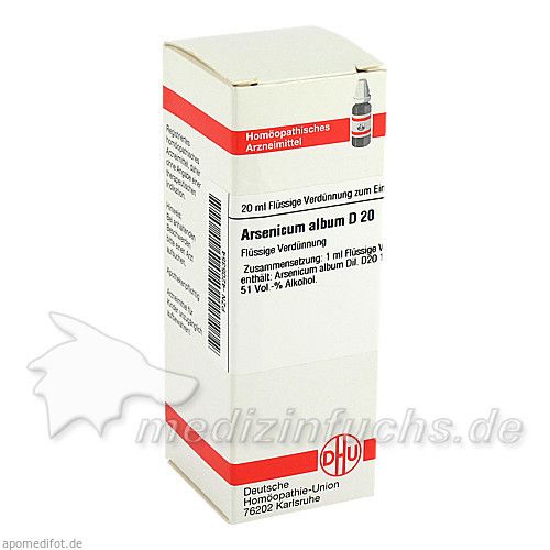 ARSENICUM ALB D20, 20 ML