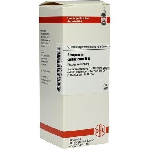 ATROPINUM SULF D 6, 50 ML