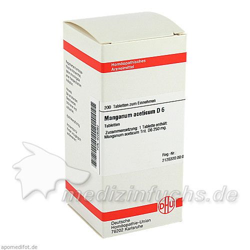 MANGANUM ACET D 6, 200 ST