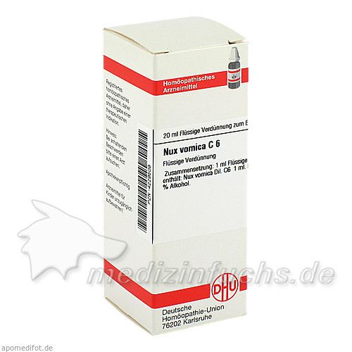 NUX VOMICA C 6, 20 ML