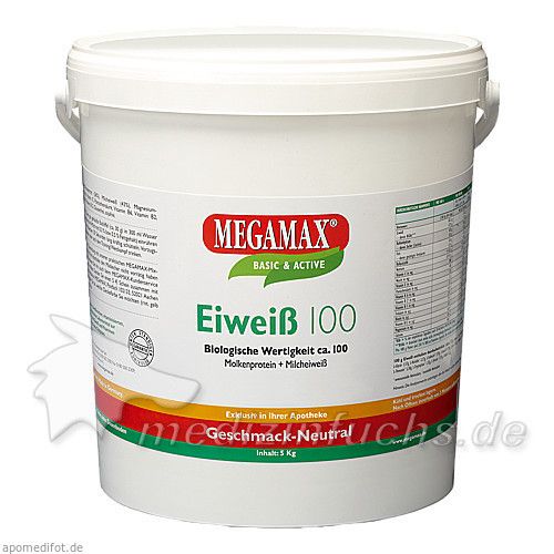 Eiweiss 100 Neutral MEGAMAX, 5 KG