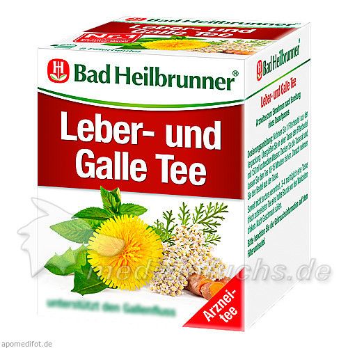 Bad Heilbrunner Leber- und Galletee, 8 ST