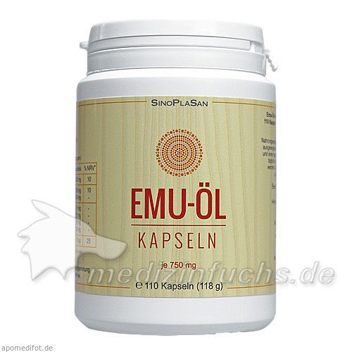 Emu-Öl-Kapseln 750mg naturrein, 110 ST