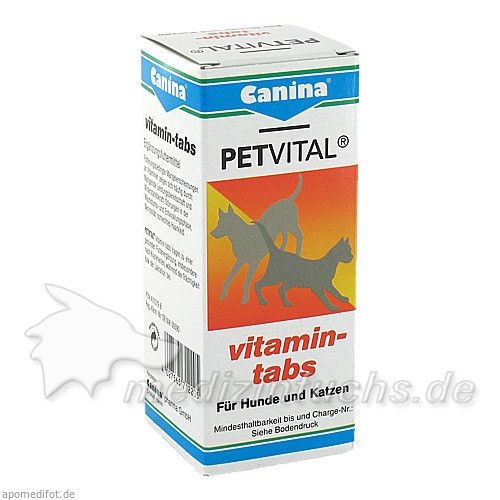 PETVITAL VITAMIN TABS VET, 50 ST