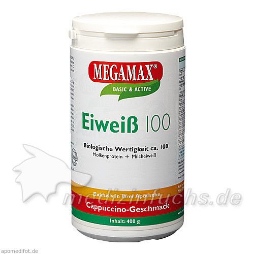 Eiweiss 100 Cappuccino Megamax, 400 G