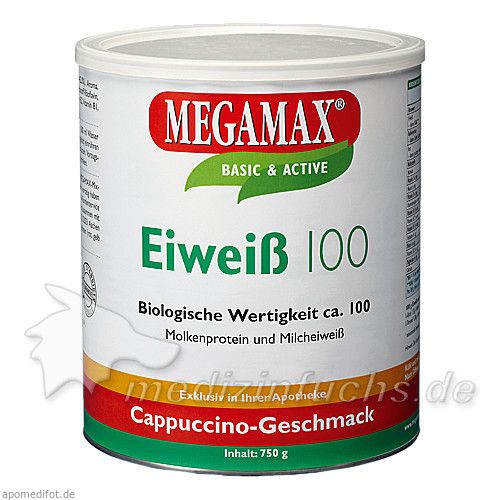 Eiweiss 100 Cappuccino Megamax, 750 G