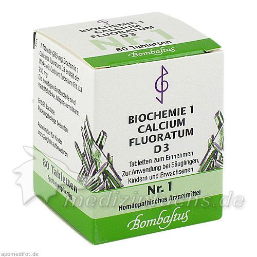 Biochemie 1 Calcium fluoratum D 3, 80 ST