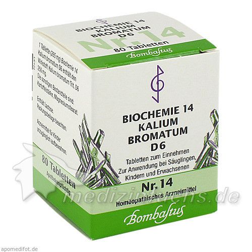 Biochemie 14 Kalium bromatum D 6, 80 ST