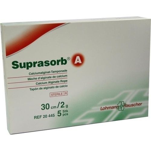 Suprasorb A Ca-Alginattamponade 30cm 2g, 5 ST