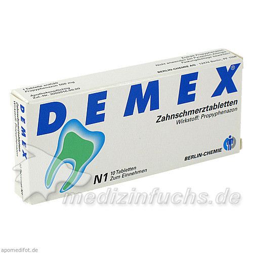 DEMEX ZAHNSCHMERZTABLETTEN, 10 ST