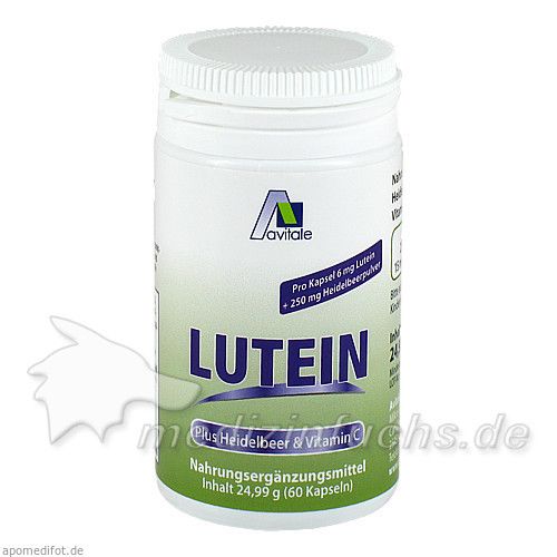 Lutein Kaps 6mg+Heidelbeer, 60 ST