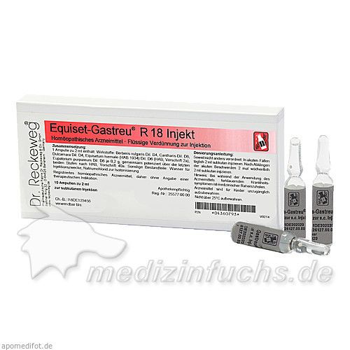 EQUISET GASTREU R18 INJEKT, 10X2 ML