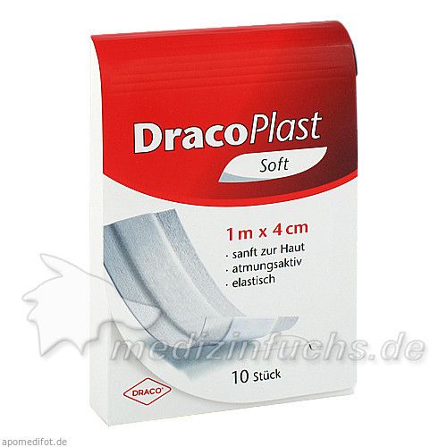 Draco Plast Soft Pflaster 1mx4cm, 1 ST