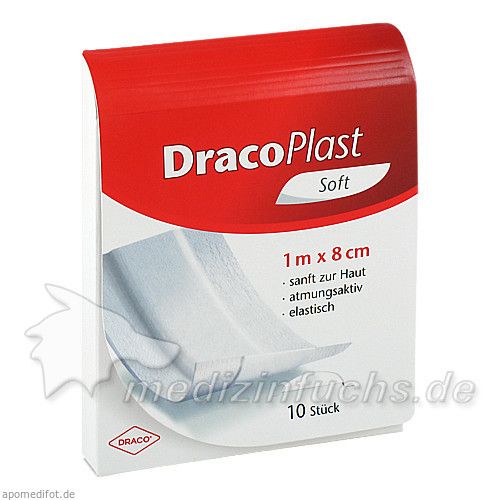 Draco Plast Soft Pflaster 1mx8cm, 1 ST