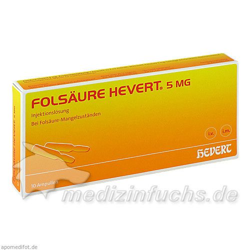 Folsäure Hevert 5mg, 10 ST