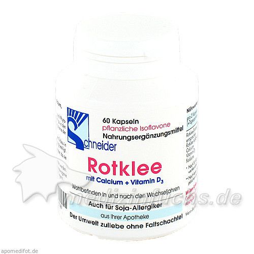 Rotklee Kapseln mit Ca. + D 3, 60 ST