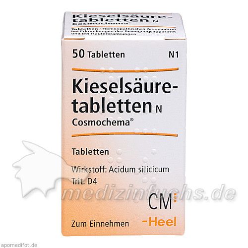 KIESELSAEURETABLETTEN N COSMOCHEMA, 50 ST